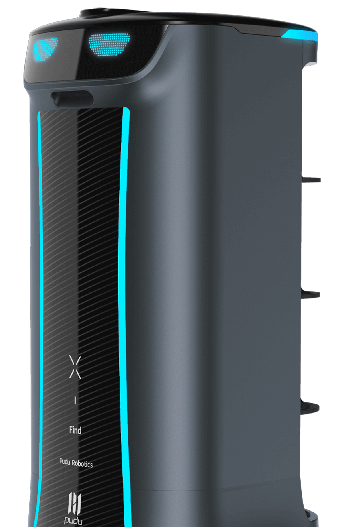 呼び出し機能付き配送ロボット