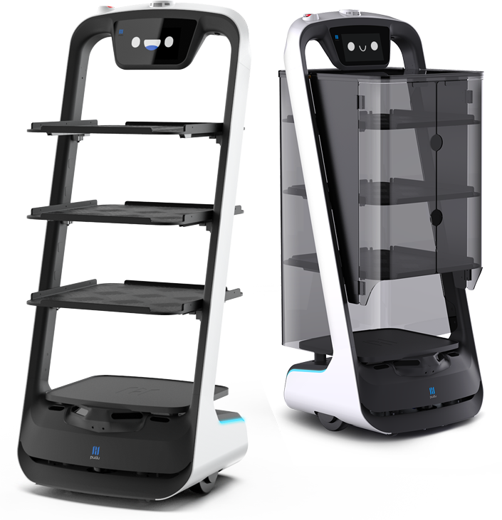 効率的な配膳ロボット